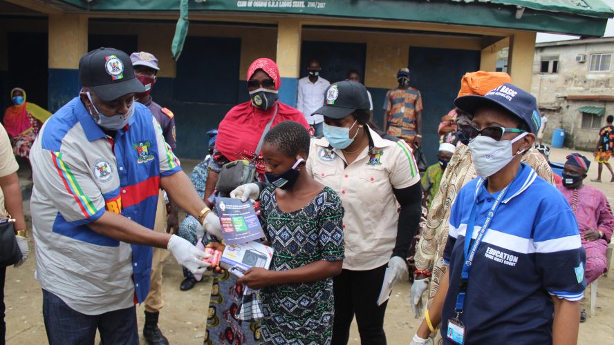 COVID-19: HDI Nigeria Distributes Hand-Held Radio, Facemasks to 500 Lagos Pupils